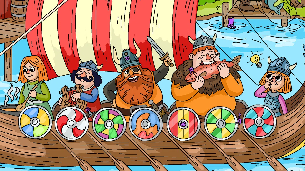 100 Cats Lost in Norway Find & Color Screenshot 2