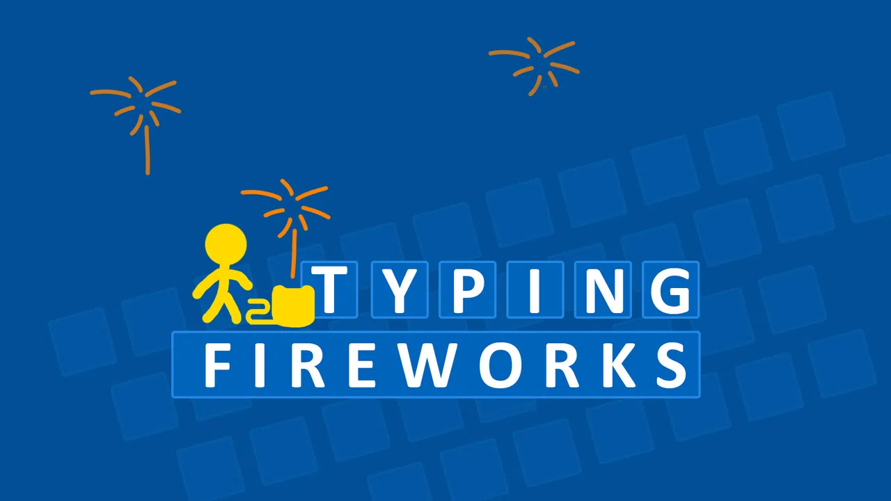 Typing Fireworks Screenshot 0