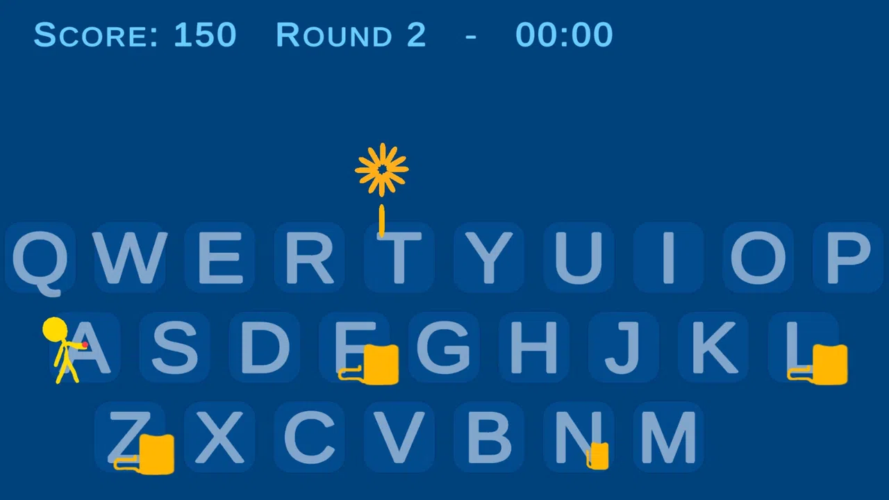 Typing Fireworks Screenshot 4