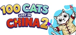 100 Cats Lost in China 2 Find & Color