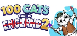 100 Cats Lost In England 2 Find & Color