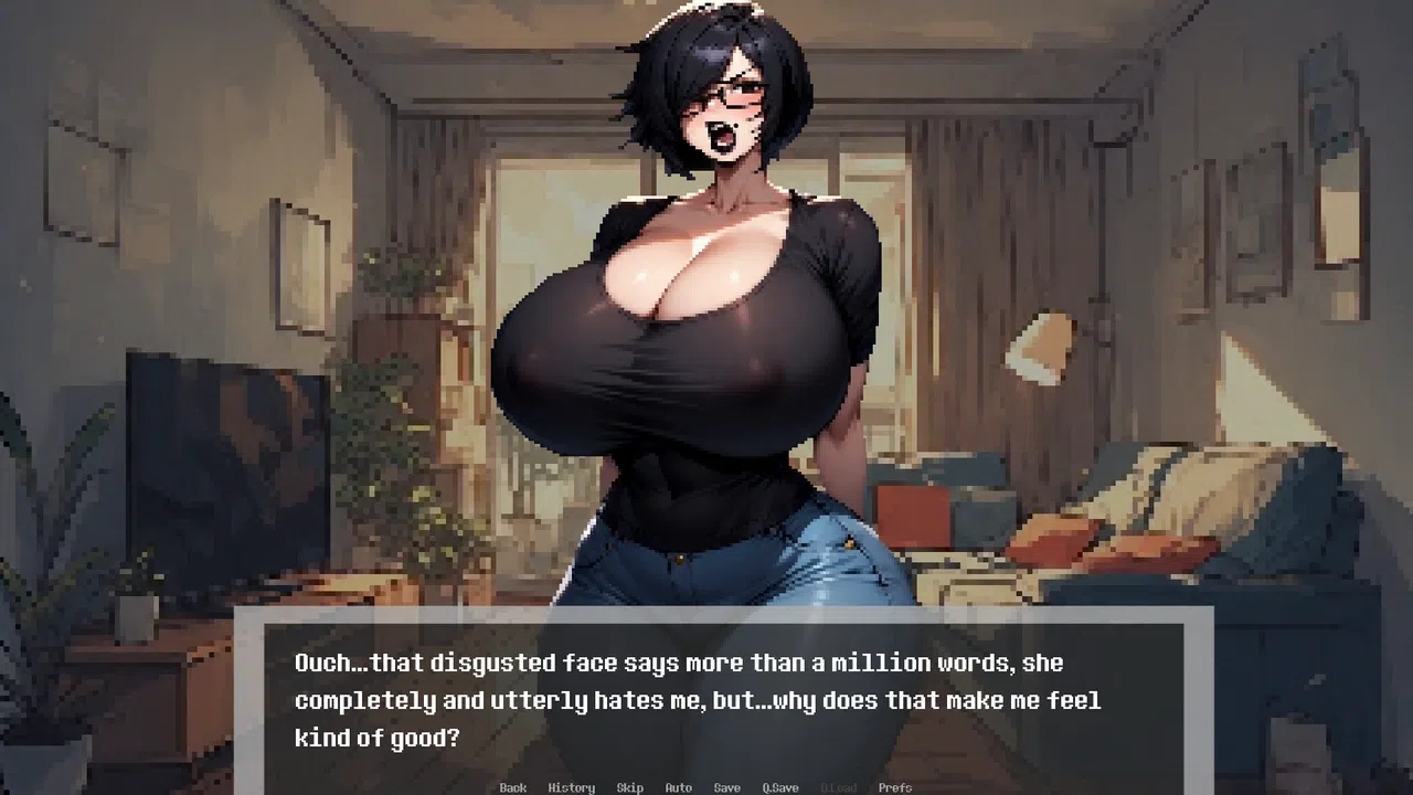 My Hot Goth Roommate Became My Goonmate Screenshot 4