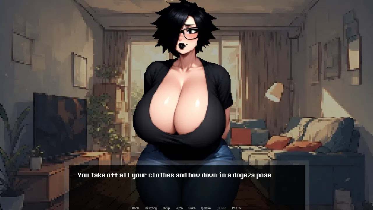 My Hot Goth Roommate Became My Goonmate Screenshot 2