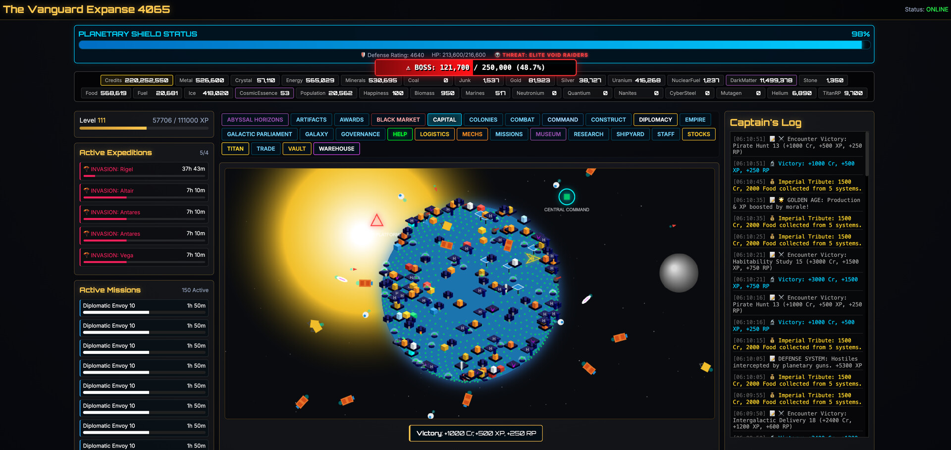 The Vanguard Expanse 4065 Screenshot 0