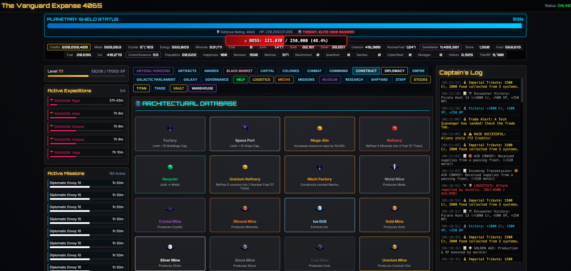 The Vanguard Expanse 4065 Screenshot 1