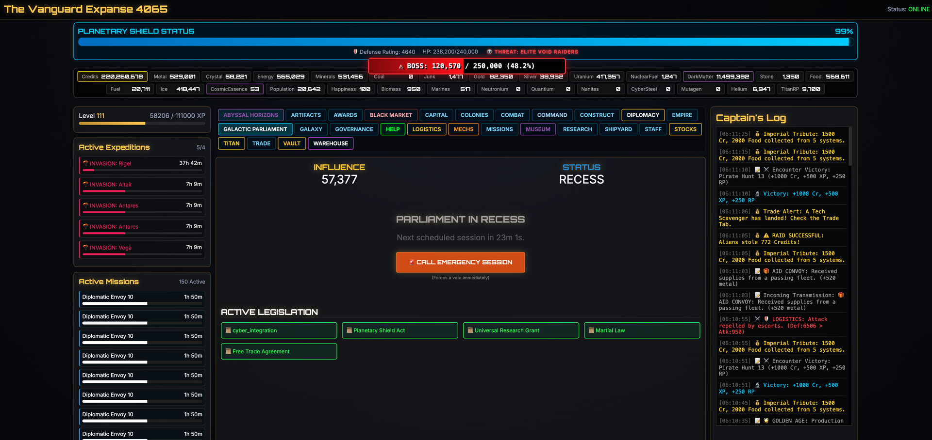 The Vanguard Expanse 4065 Screenshot 4