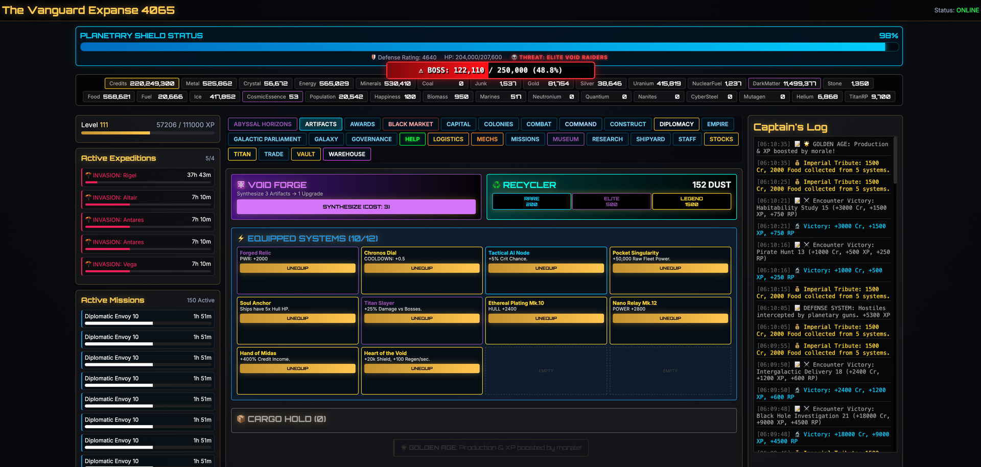 The Vanguard Expanse 4065 Screenshot 2