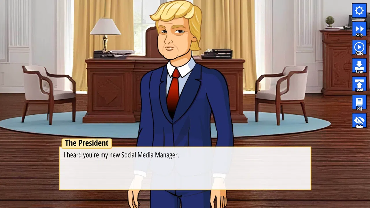 Presidential Social Media Manager Demo Screenshot 1
