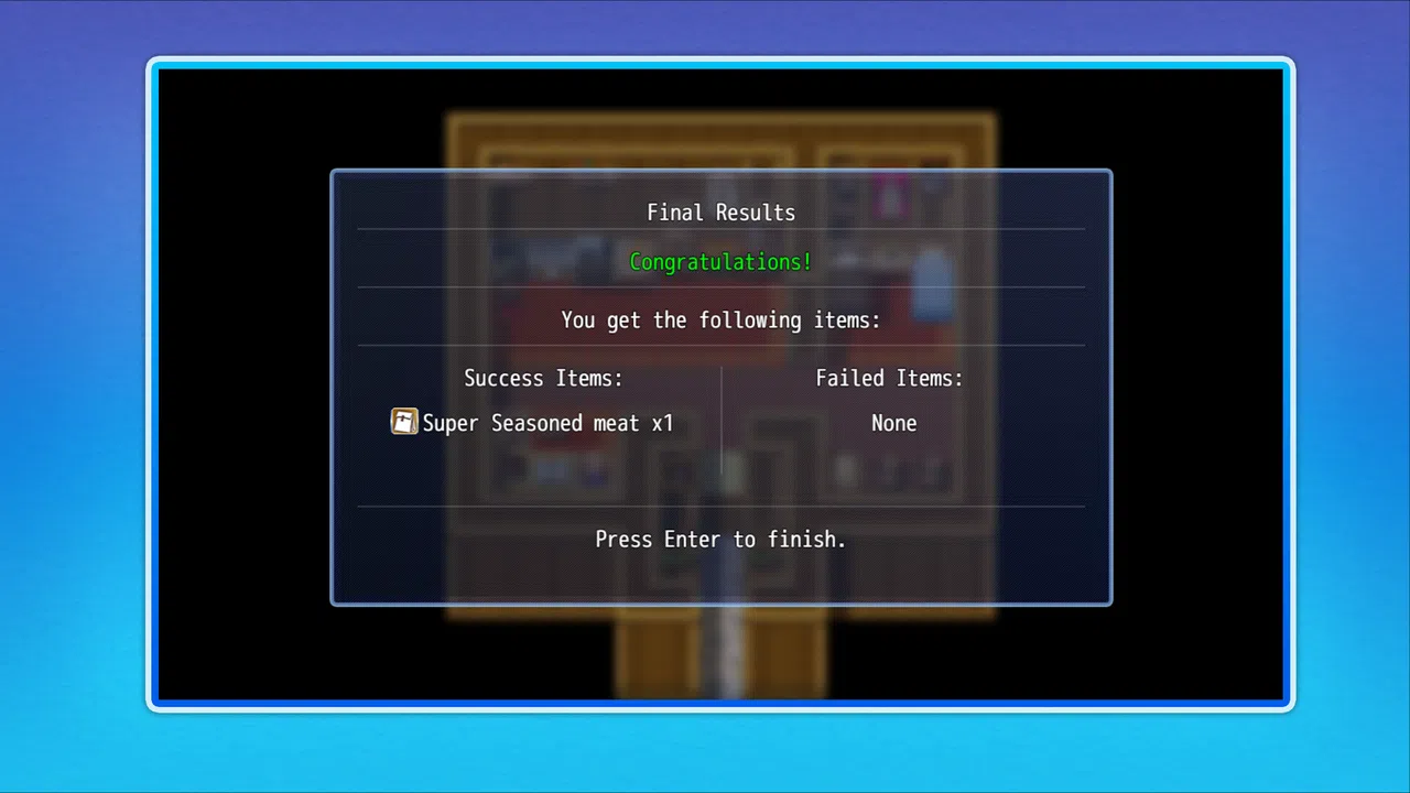 RPG Maker MZ - UNDERMAX - Simple Cooking System Plugin Screenshot 3