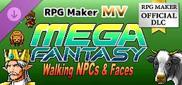 RPG Maker MV - MEGA FANTASY Walking NPCs and Faces