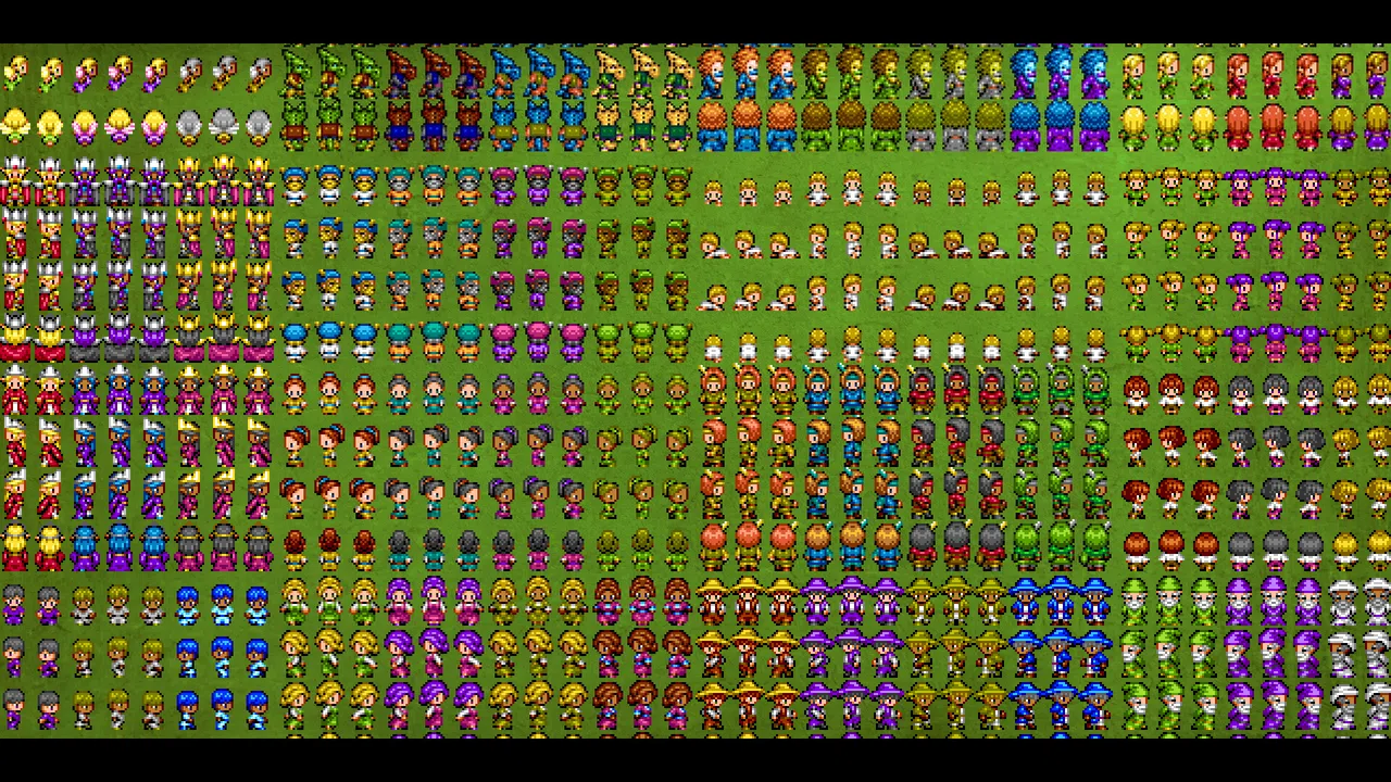 RPG Maker MV - MEGA FANTASY Walking NPCs and Faces Screenshot 4