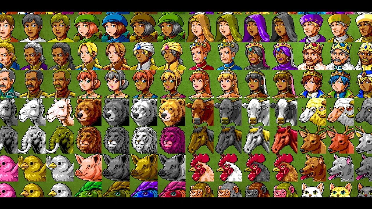 RPG Maker MV - MEGA FANTASY Walking NPCs and Faces Screenshot 3