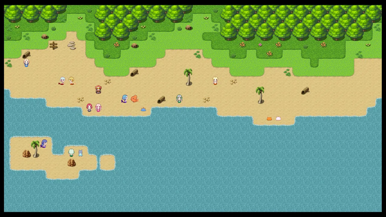 RPG Maker MV - Mermaid character graphic Screenshot 2