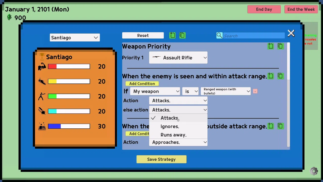 Battle Royale Manager Screenshot 3