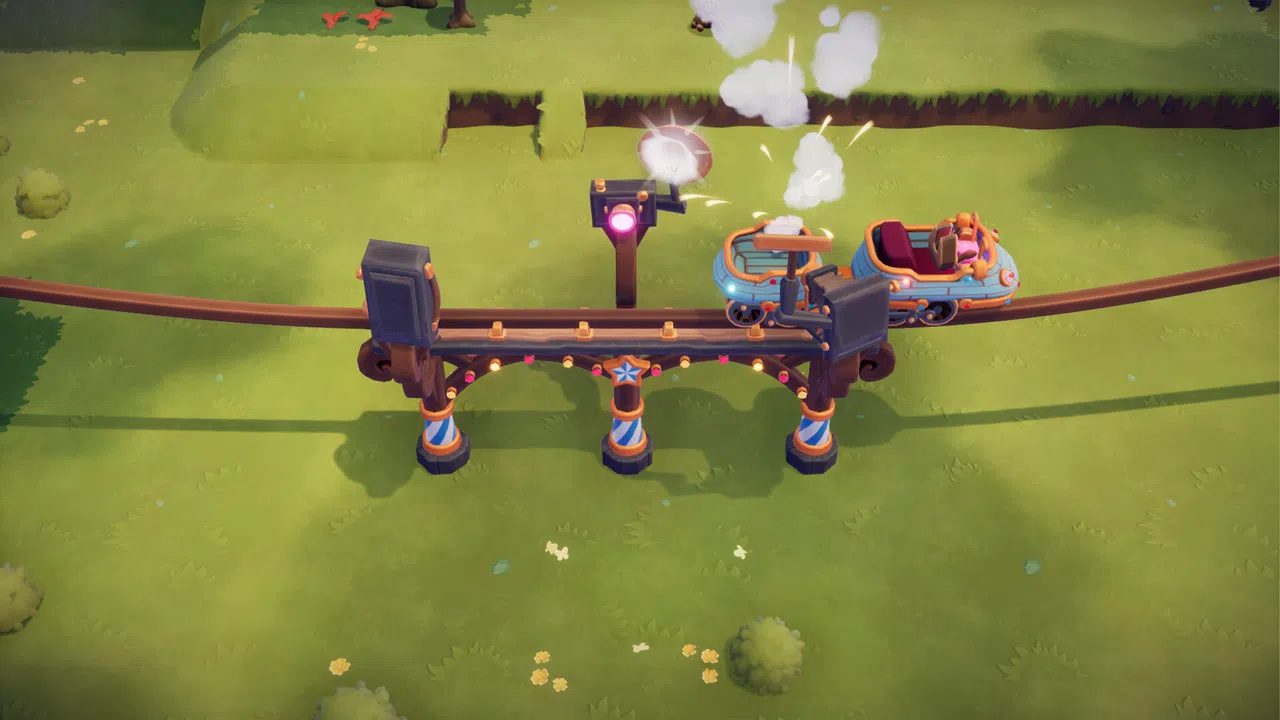 Oddsparks: An Automation Adventure - Coaster Rush Screenshot 6