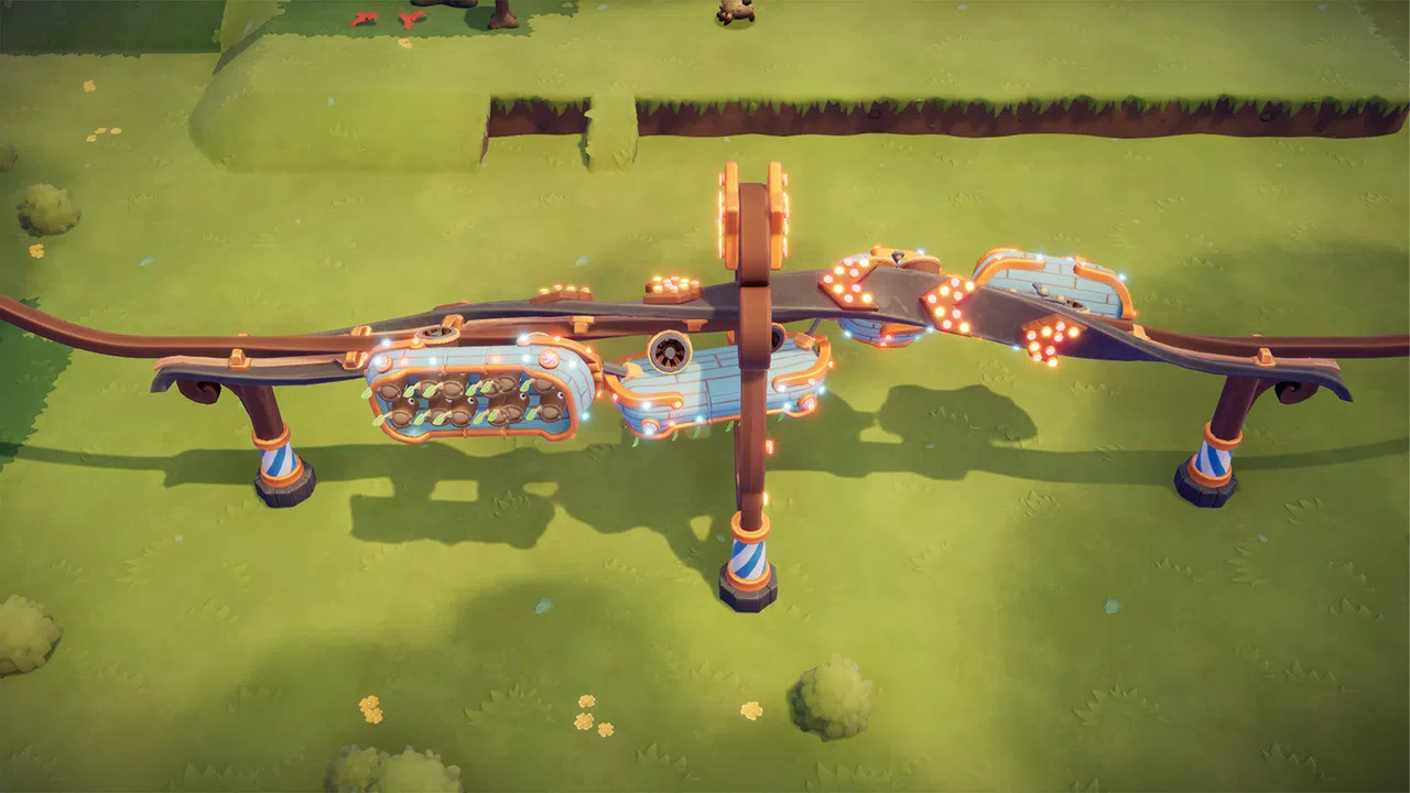 Oddsparks: An Automation Adventure - Coaster Rush Screenshot 2