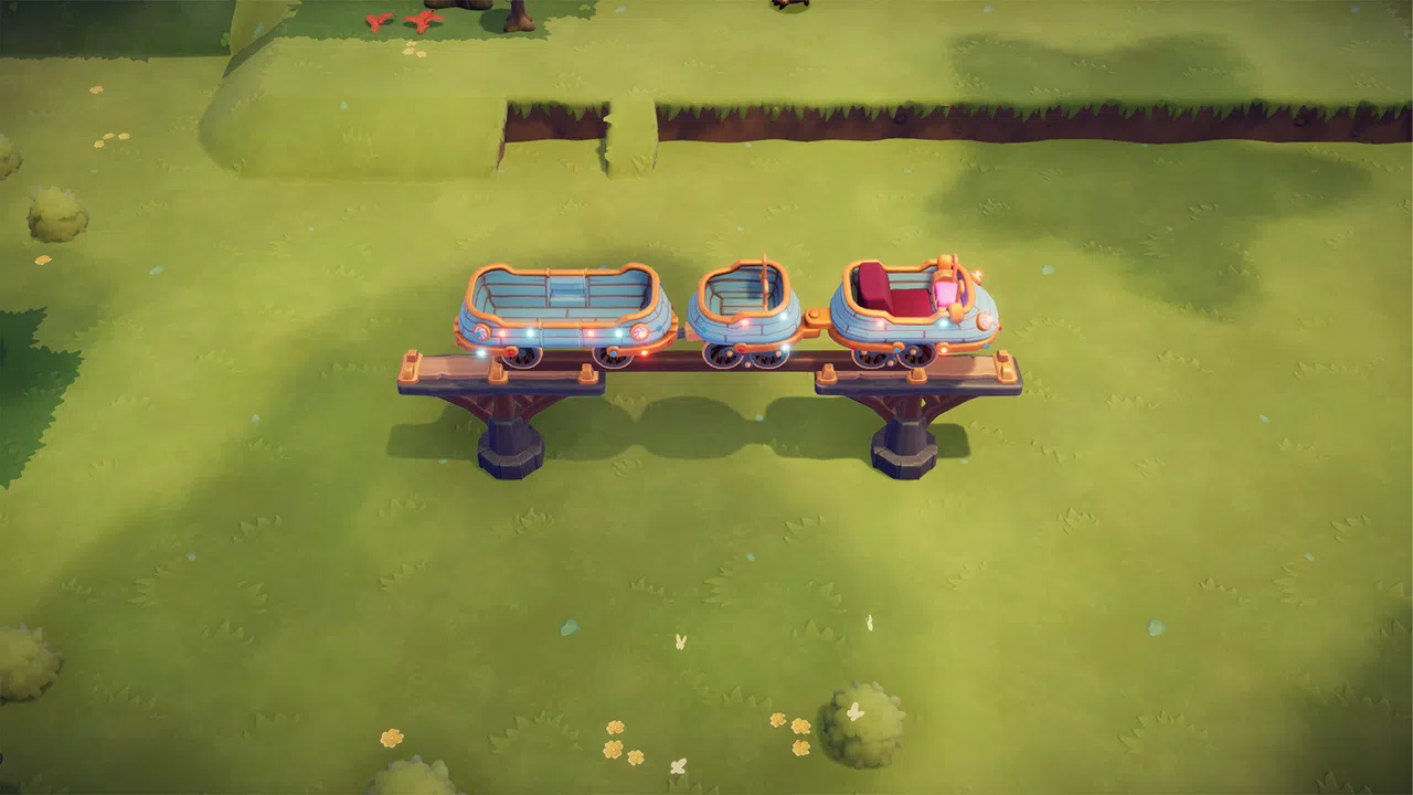 Oddsparks: An Automation Adventure - Coaster Rush Screenshot 1