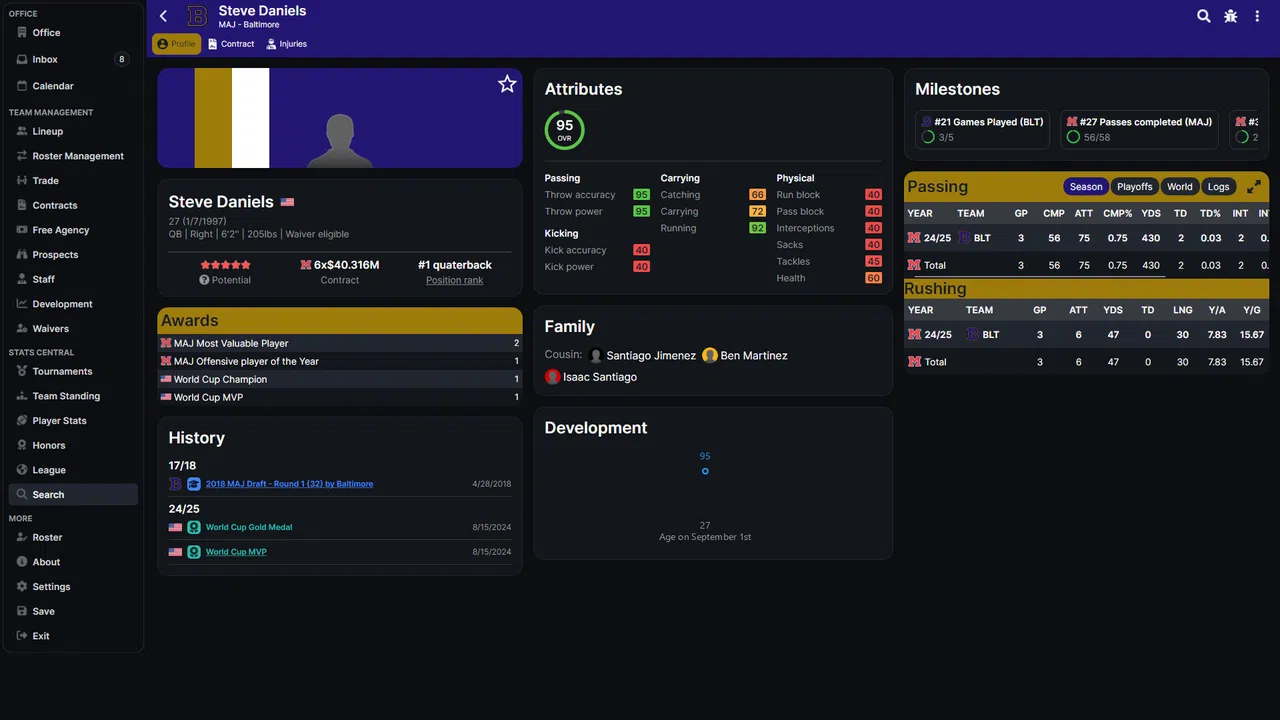 Football Legacy Manager 26 Screenshot 2