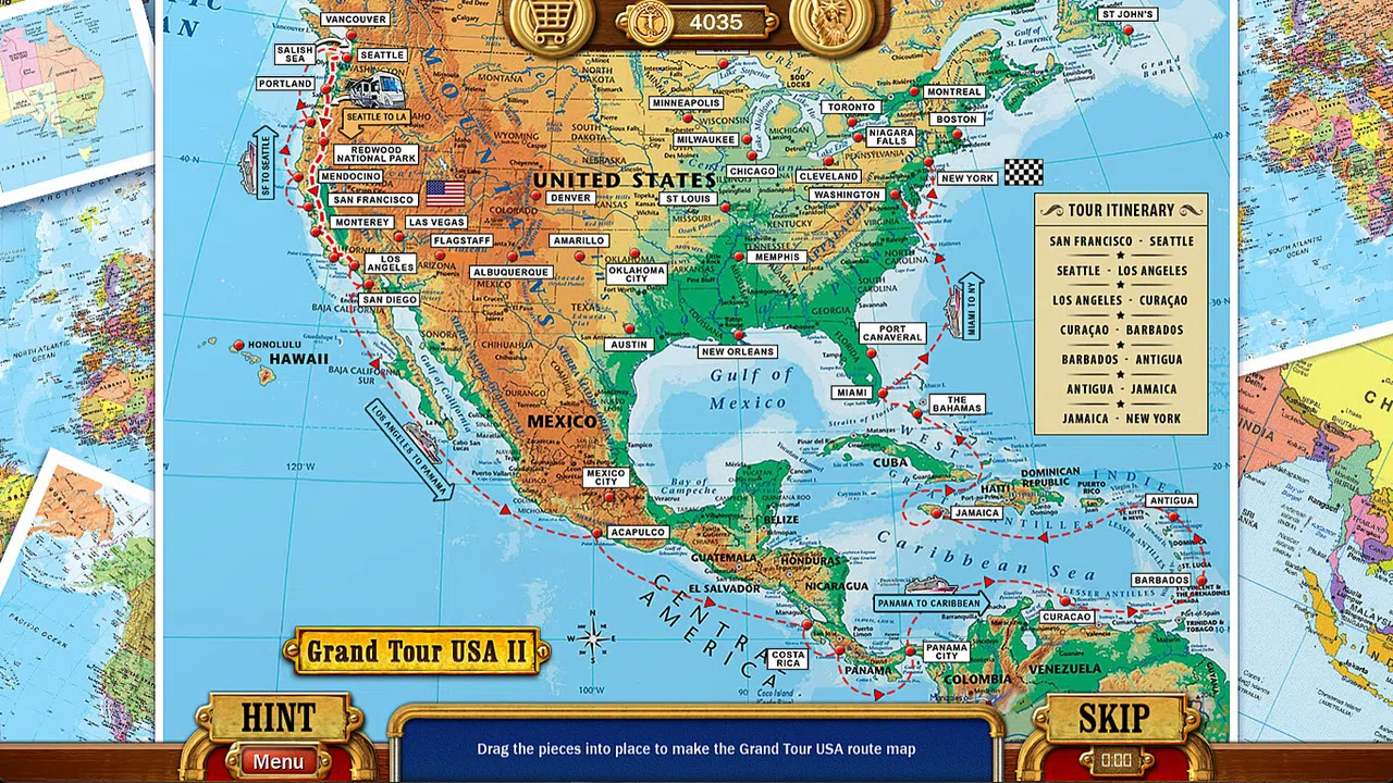 Vacation Adventures: Cruise Director 9 Grand Tour USA 2 Collector's Edition Screenshot 2