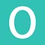 O cyan icon