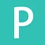 P cyan icon