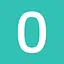 0 cyan icon