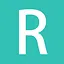 R cyan icon