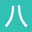 八 cyan icon