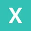 x cyan icon