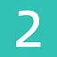 2 cyan icon