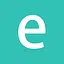 e cyan icon