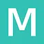M cyan icon