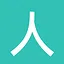 人 cyan icon