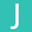 J cyan icon