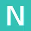 N cyan icon