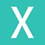 X cyan icon