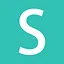 S cyan icon