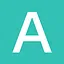 A cyan icon