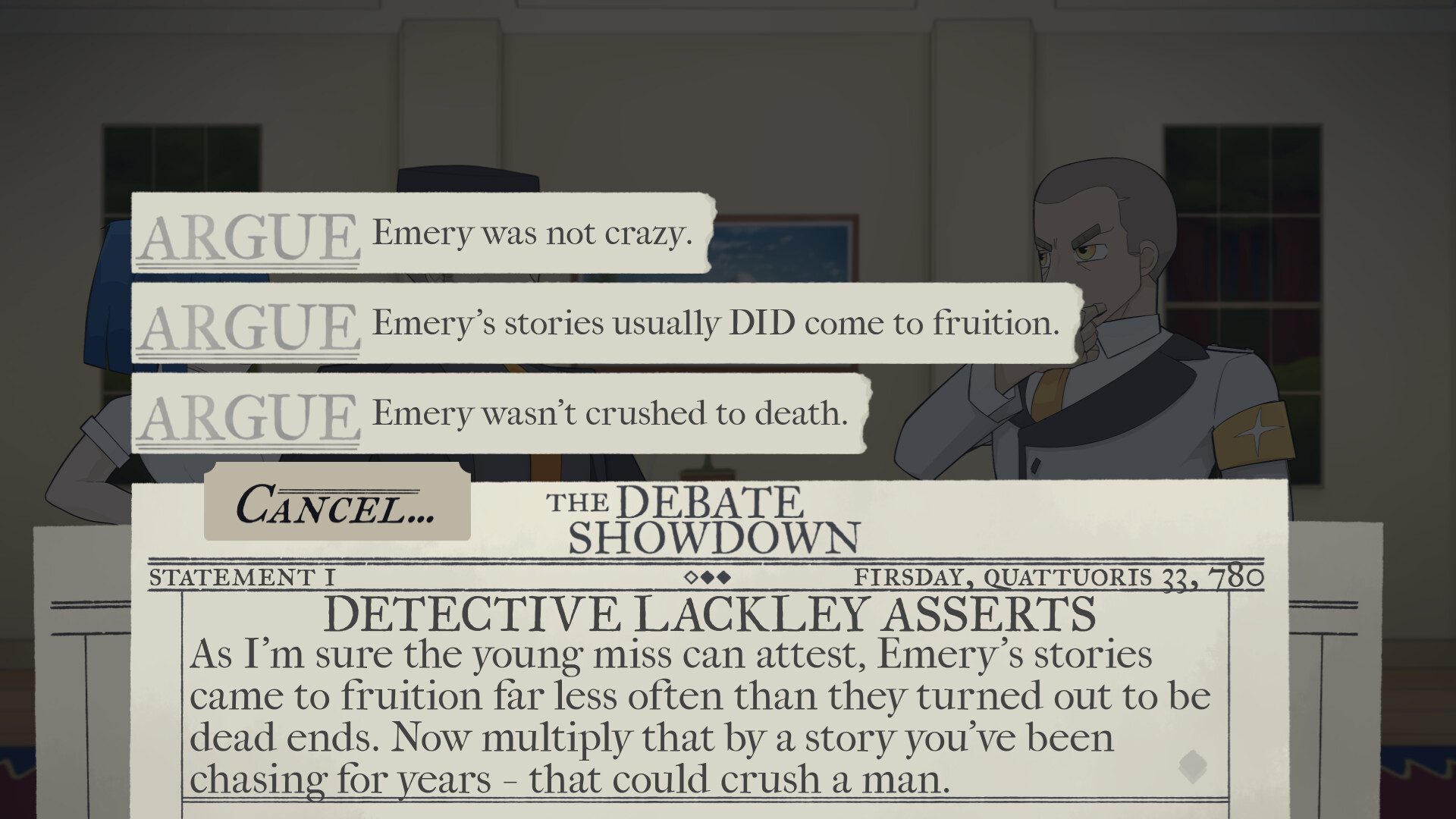 Sleuth Saga: Under Starless Skies Screenshot 4