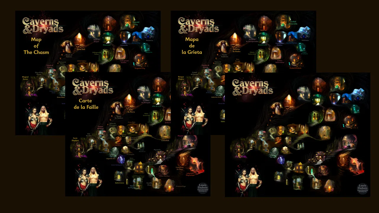 Caverns And Dryads - Supporter Bonus Pack: Maps DLC Screenshot 2