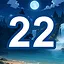 22 level completed icon