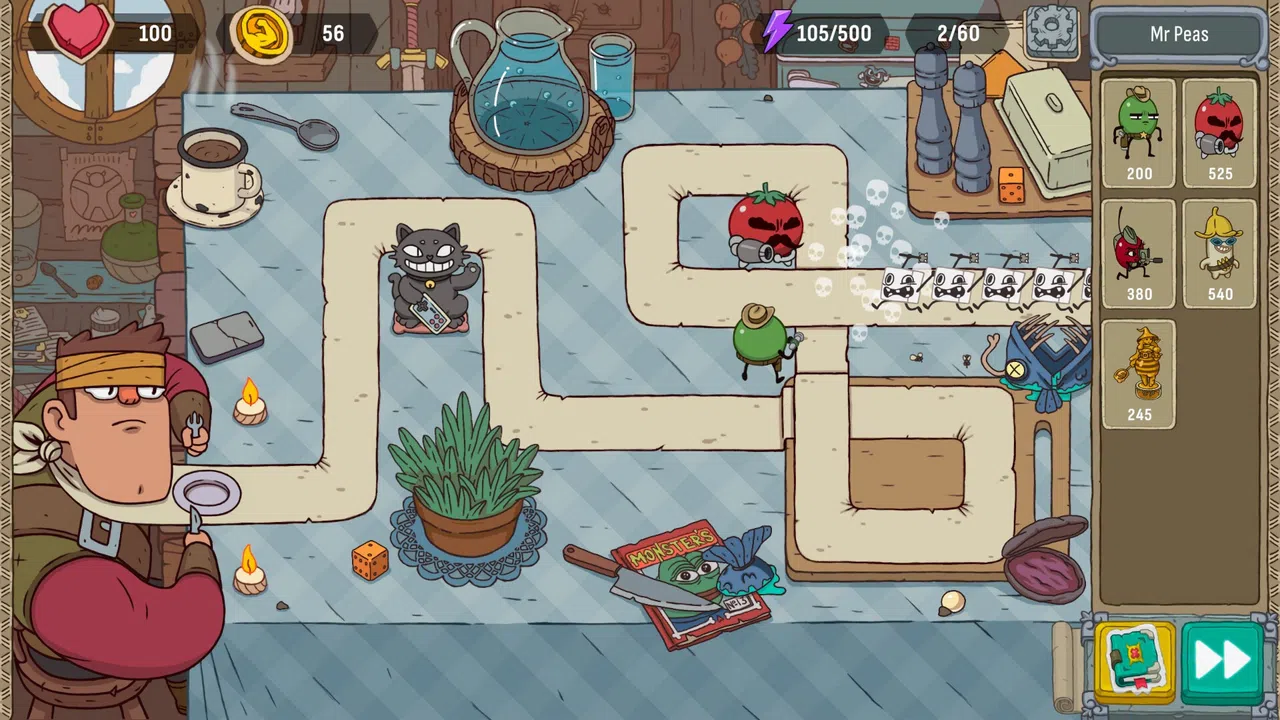 Healthy Hero - Tower Defense Screenshot 2