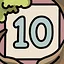 Ten cats icon