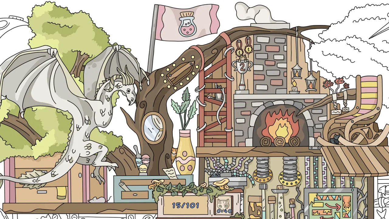 FIND KITTENS 5: Magic Tree Screenshot 1