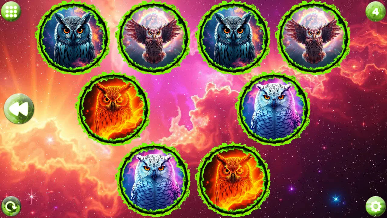 Space Memory: Owls Screenshot 2