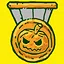 You found a scary pumpkin icon