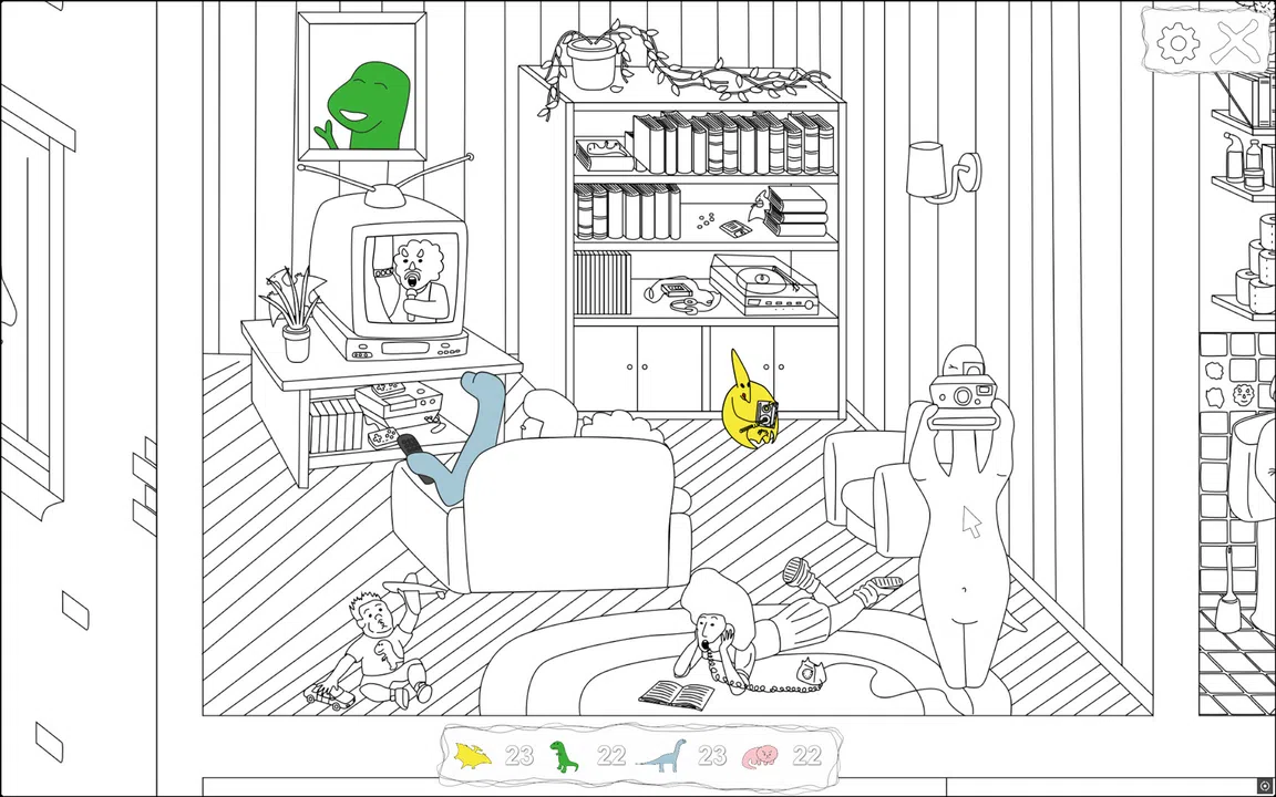 100 Hiddensaurs - Eighties Screenshot 2