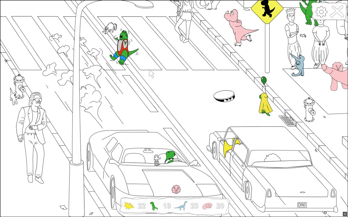 100 Hiddensaurs - Eighties Screenshot 3
