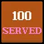 Served 100 Customers icon