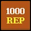 Reached 1000 Reputation icon